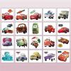 20Pcs Cartoon Cars Temporary Tattoos Birthday Themed Party Supplies Decoration Favors Cartoon Cute Waterproof Sticker for Kids Boys Home Activity Class Prizes Christmas Rewards (Car) view 3