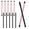 10 PCS Eyeshadow Smudge Brush Double Ended Makeup Brushes for Blending and Shading Small Soft Pointed Foundation Applicator for Concealer Eyeliner Crease (Rose Gold, Black) view 1