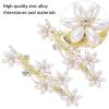 Artibetter 2pcs Pearl Rhinestone Bridal Barrettes Hair Clips Wedding Hair Accessories for Women Bridesmaid Floral Branch Design view 3