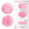 3 PCS Large Fluffy Body Powder Puff, Soft Dusting Powder Puff for Body Face, 3 Colors Washable Reusable Makeup Puffs view 3