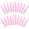 FESTFENDS 20pcs Pink Nail File Strips and Sponge Buffers for Natural Nails with Diamond Shape for Home and Salon Use view 1