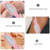 JEWEDECO Stainless Steel Foot File Callus Remover Tool Pink Handheld Pedicure Exfoliating Scrubber for Dead Skin Removal and Foot Care view 3