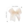 Homoyoyo Lace Bow Hair Clip with Bowknot and Tulle Flower Design, Hair Accessory for Parties and Daily Wear view 2