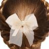 Homoyoyo Lace Bow Hair Clip with Bowknot and Tulle Flower Design, Hair Accessory for Parties and Daily Wear view 4
