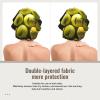 Tennis Diagram Stain Bonnet Silky Sleep Cap Adjustable Satin Cap for Night Sleeping Hair Bonnet Black view 2