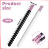 10 Pcs Round Nail Sanding Stone Pen, Washable Nail File Cuticle Remover Pen Nail Cuticle Pusher Stick Manicure Pedicure Tool for Nails Fingernail Care view 2