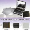 EKIND Black 3 in 1 Oil Blotting Paper Set with Mirror and Adhesive Makeup Puff, Facial Portable Matte Control for Oily Skin Travel Compact (100 Sheets Oily Absorbing Pads) view 2