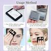 EKIND Black 3 in 1 Oil Blotting Paper Set with Mirror and Adhesive Makeup Puff, Facial Portable Matte Control for Oily Skin Travel Compact (100 Sheets Oily Absorbing Pads) view 4