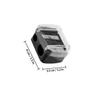 SEWCHICS 2pcs Dual Hole Eyeliner Pencil Sharpener Cosmetic Lip Liner Sharpener for Makeup Artists and Women for Eye and Brow Pencils view 2