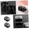 SEWCHICS 2pcs Dual Hole Eyeliner Pencil Sharpener Cosmetic Lip Liner Sharpener for Makeup Artists and Women for Eye and Brow Pencils view 3