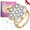 Electric Razors for Women, 5-in-1 Electric Shaver with 7D Magnetic Head, IPX7 Waterproof Wet Dry Hair Remover with LED Display, Travel Lock for Body Face Underarms Bikini Legs (Rose Gold) view 1