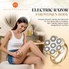 Electric Razors for Women, 5-in-1 Electric Shaver with 7D Magnetic Head, IPX7 Waterproof Wet Dry Hair Remover with LED Display, Travel Lock for Body Face Underarms Bikini Legs (Rose Gold) view 2