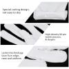 8 Pairs Cotton Gloves for Sleeping, White Gloves for Moisturizing Hands Overnight Breathable & Moisturizing for Women & Men view 3