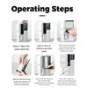 5-10s Fast Automatic Hot Towel Dispenser, Hot Face Towel Heater Machine Dispenser, 55 (131F) Constant Temp Silent, 500ml Tank, Home Salon for Facials, Spa, Facial, Bathroom (2*Paper) view 4