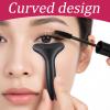 2 PCS Black Mascara Guard Shield, Reusable Mascara Shield Applicator Guard, Silicone Lash Guards for Mascaras, Eyelash Mascaras Protector Tool for Women view 3
