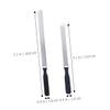 Cabilock 2pcs Stainless Steel Nail File Set 13cm 18cm Non-Rust Double-Sided Manicure Art Tools Thick Toe Nails at Home Or Travel view 2