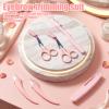 Elegaperma 6 Pcs Eyebrow Trimmer Scissors,Eyebrow Scissors with Comb view 3