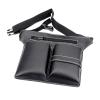 UXALoH6 Barber Waist Pouch PU Leather Hair Scissor Bag Barber Comb Clip Case - Hairdressing Tool Holder Salon Waist Pack Belt Storage Solution For Stylists view 1
