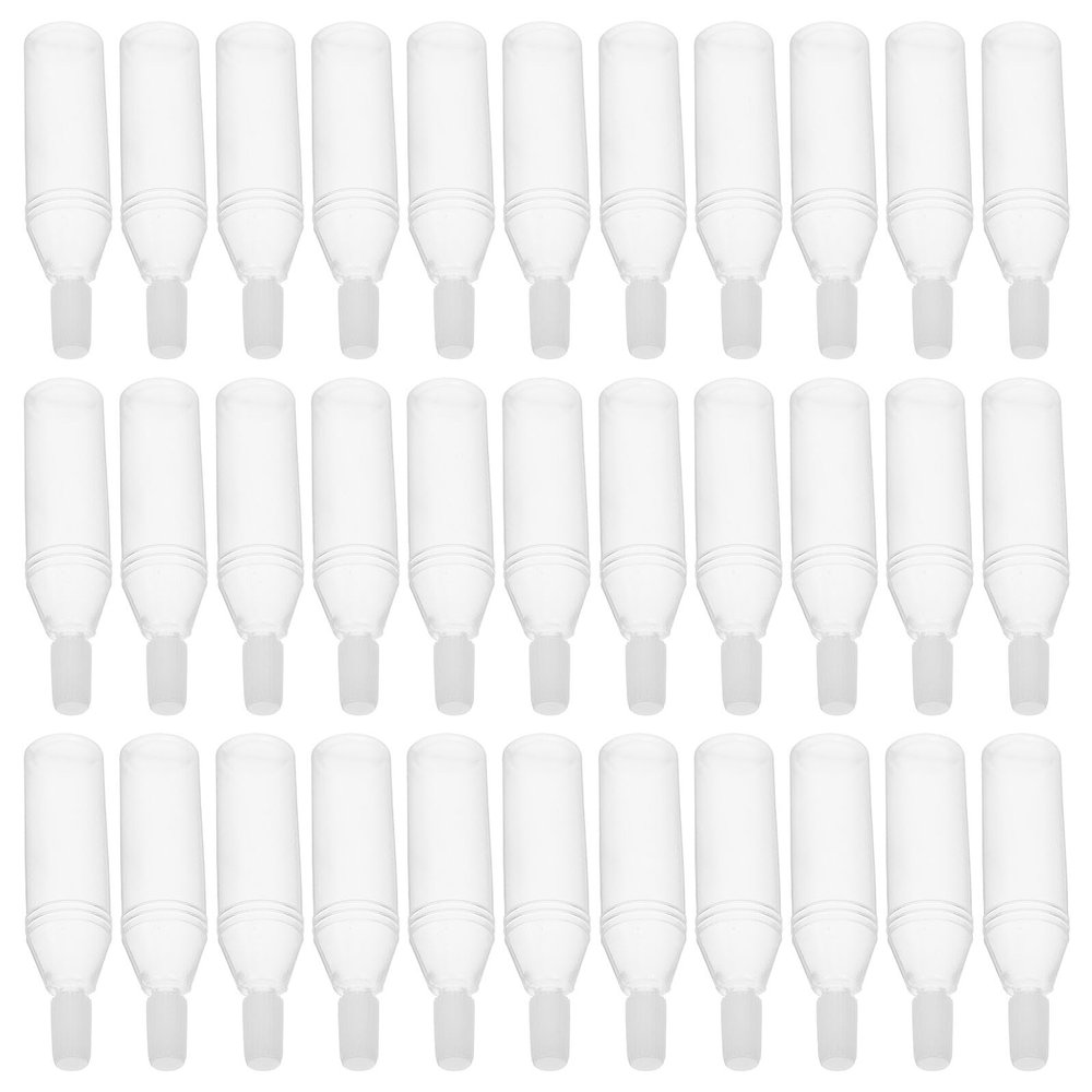 BIUDECO 100pcs 10ml Plastic Dropper Bottles for Liquids and Essential Oils, Mini Refillable Squeeze Bottles with White Caps for Travel and Sample Storage