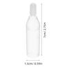 BIUDECO 100pcs 10ml Plastic Dropper Bottles for Liquids and Essential Oils, Mini Refillable Squeeze Bottles with White Caps for Travel and Sample Storage view 2