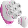 Bartrimber Electric Shaver for Women: Full-Body Shaver for Legs & Face Waterproof Wet/Dry Use with LED Light & Travel Cover view 1