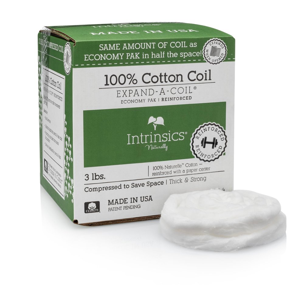 Intrinsics Expand-A-Coil 100% Cotton Reinforced Spun Cotton Roll - 650 ft