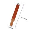 Hohopeti Leather Razor Strop and Canvas Double-layer Sharpening Strap with Hanging Buckle, Straight Razor Strop for Barber Shaving and Knife Honing, Suitable for Professional and Home Use view 2