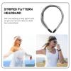 Abaodam Vintage Twisted Cross Hairband Braided Headband 2pcs Wide Grey Hair Accessories for Women Stylish Everyday Use view 3