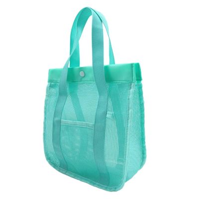 pureza Large Hand-Held Toiletry Bag - Versatile Storage for Beach, Bath, and Toys(Green)