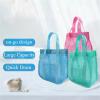pureza Large Hand-Held Toiletry Bag - Versatile Storage for Beach, Bath, and Toys(Green) view 2