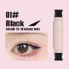 2LL4HM Eyeliner Stamp Pen, 2 in 1 Double Head Rotatable, Quick Drying, Long Lasting, High Pigmented, Waterproof, Smudge-Proof, for Women and Girls (Black) view 4
