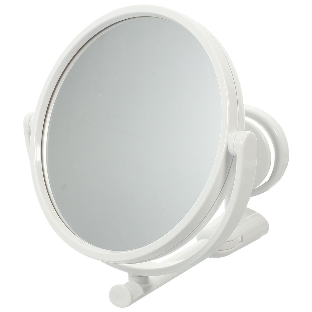 ULTECHNOVO Punch-Free Foldable Rotatable Wall Makeup Mirror Single-Sided Bathroom Mirror Decorative Vanity for Bathroom Use