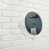 ULTECHNOVO Punch-Free Foldable Rotatable Wall Makeup Mirror Single-Sided Bathroom Mirror Decorative Vanity for Bathroom Use view 4