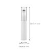 CATIEBYE 4pcs White 5ml Glass Roller Bottles for Eye Cream and Essential Oils, Refillable Portable Travel Roll-on Bottles with Stainless Steel Ball for Facial Serum Massage view 2