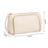 Sojuvenver Makeup Bag with Wide Opening, Large Storage Box with Brush Bag, Family Grooming and Toiletries Organizer view 2