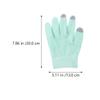 Abaodam 2 Pairs Moisturizing Gloves with Screen Touch Function, Gel Hand Care Mittens for Dry Cracked Skin, Spa Beauty Gloves for Overnight Hand Hydration and Essential Oil Treatment view 2