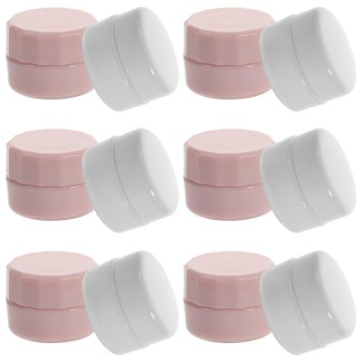 12 Pack Small Refillable Cosmetic Jars 3g PP for Cream Lotion