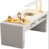 Professional Manicure Table with Dust Collector & LED Lamp, Nail Beauty Workstation, Storage Drawers for Salon & Home Use, Ultimate Nail Care Station,100 * 40 * 78cm view 1