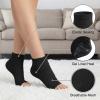 3 Pairs Silicone Heel Socks, Heel Socks for Dry Cracked Feet Women Elbow Protector with Gel Pads Breathable Elastic Elbows Protectors for Dry Cracked Skin Care view 3