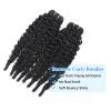 Burmese Curly Bundles Human Hair Unprocessed Virgin Quick Weave 16 18 20 view 3