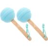 Hemobllo 2pcs Lollipop Shaped Exfoliating Shower Body Scrubber Sponge Bath Sponge for Deep Cleaning and Skin Exfoliation with Hanging Rope for Women and Men Random Color view 1