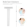 Angoily 10 Pcs Disposable Razor Twin Blade Hair Removal Shaver for Women and Men Sensitive Skin Disposable Shavers for Personal Grooming view 3