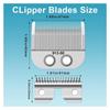 Adjustable Medium BladeCompatible For OsterFast Feed 076023Compatible For SalonPro Clippers 076830(2set) view 4