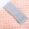 VOSAREA Coral Fleece Hair Absorbent Cap Hair Wrap Towel Super Absorbent Pink Oversized Bath Use view 4