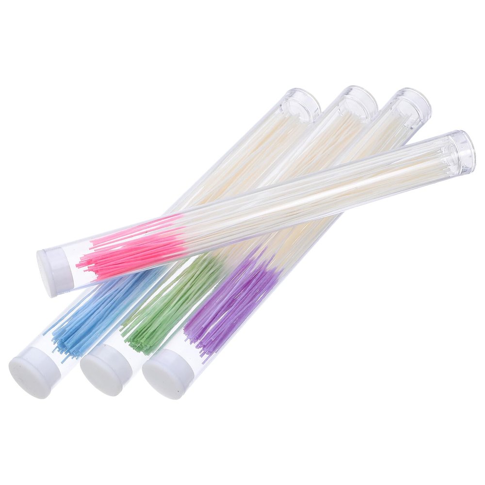 MAGICLULU Ear Hole Cleaning Line Disposable Piercing Cleaner Floss 60pcs Multi-color Ear Piercing Aftercare Tool for Dirt Removal and Odor Prevention