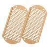 PLAFOPE 2pcs Rose Gold Foot Callus Remover Pedicure Foot File Dead Skin Removal Tool Heel Scraper for Home Use Corn Remover Grooming Kit view 1
