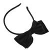 DEARMAMY Velour Bowknot Headband Christmas Party Hair Accessory Black Retro Decorative Hairband for Women view 1