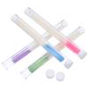Homoyoyo 60pcs Ear Hole Cleaning Lines Ear Piercing Cleaner Floss Remover Tool with 4 Color Tubes for Women Men Piercing Aftercare and Dirt Removal view 1