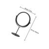 GALPADA Decorative Makeup Mirror for Desktop Home Use, Black High Stand Cosmetic Mirror for Womens Vanity and Dressing Table view 2