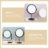 GALPADA Decorative Makeup Mirror for Desktop Home Use, Black High Stand Cosmetic Mirror for Womens Vanity and Dressing Table view 3